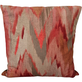 Kussen ikat print  , 50 cm x 50 cm