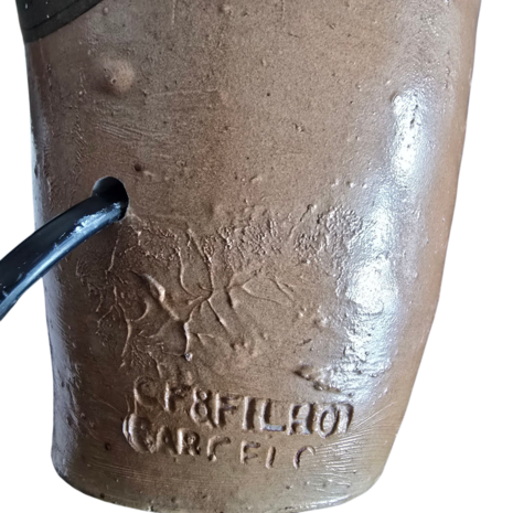 Vintage kruik lampje, met oor